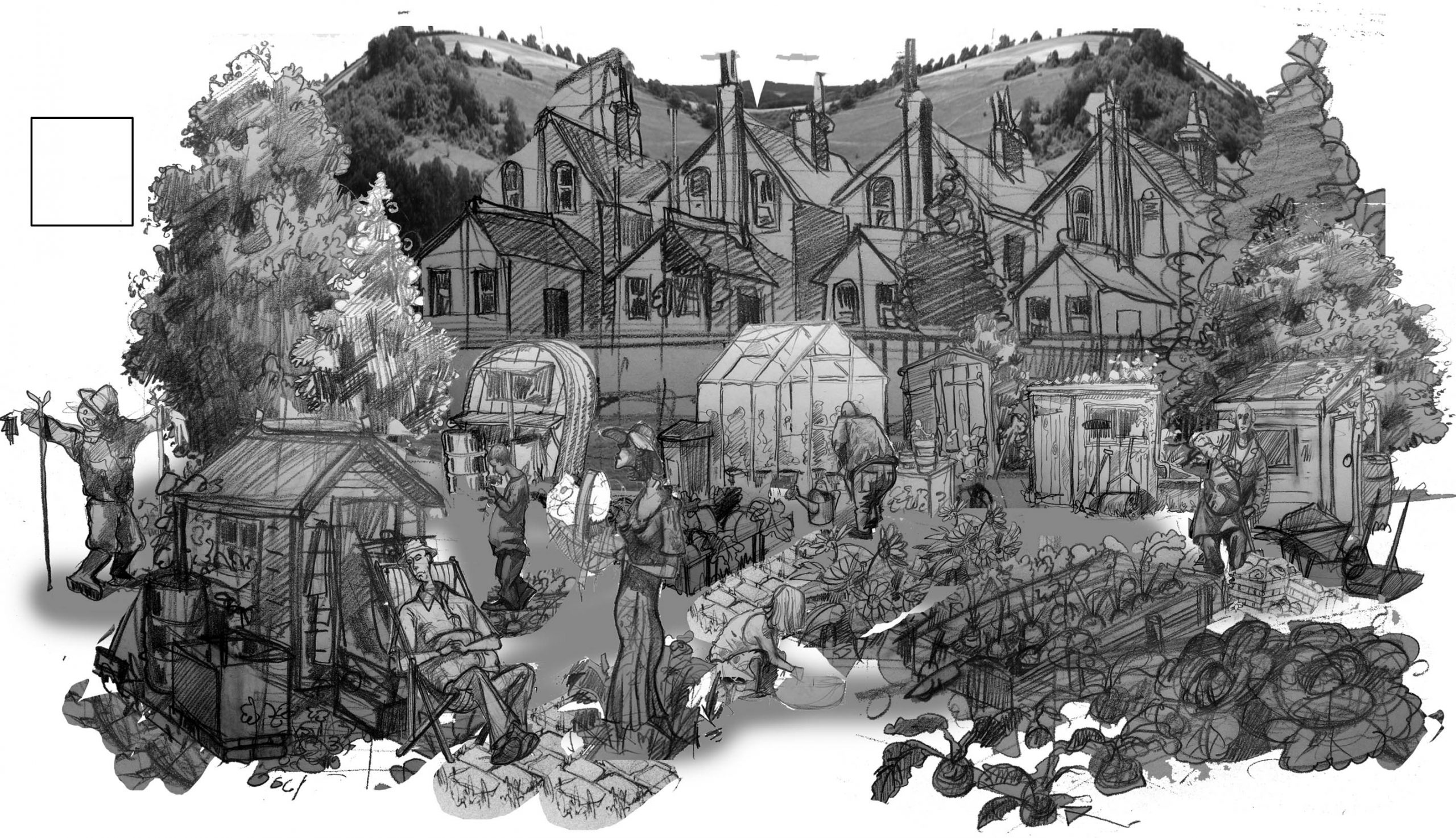 Drawing of an Allotment