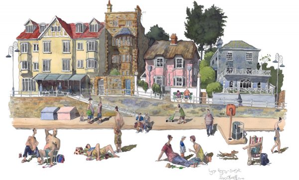 Lyme Regis Painting