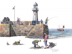 st ives diggers painting