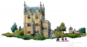 a painting of Chipping Campden