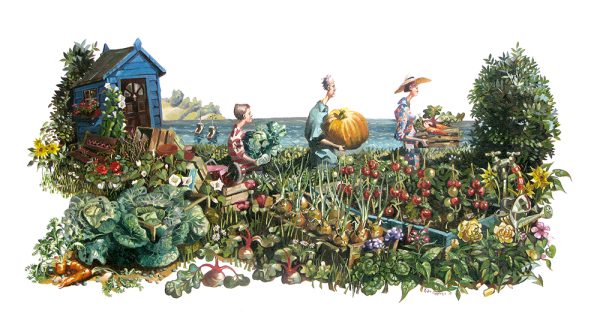 The Allotment Show painitng