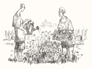 A drawing of Gardeners