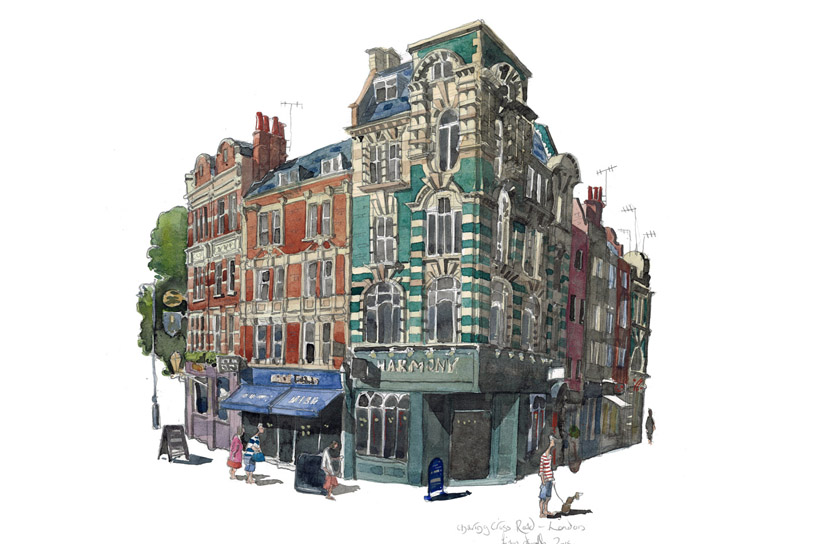 Painting of The Charing Cross Road