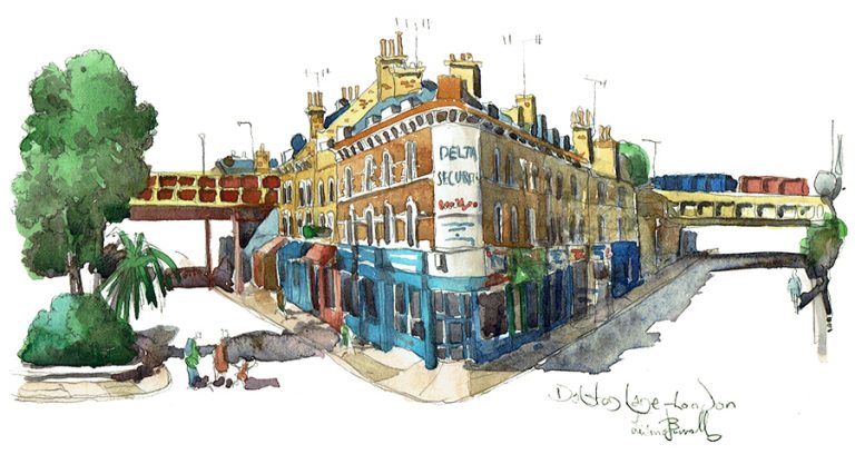 Dalston lane hackney painting