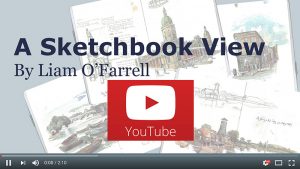 A sketchbook video of Liam ofarrell artist