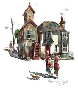 Painting of Mousehole Cornwall