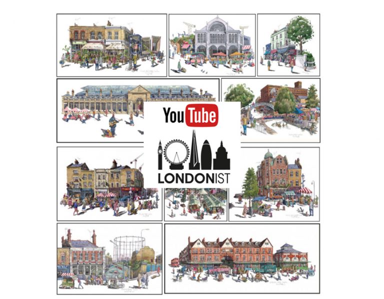 Lononist video on my London Market Paintings