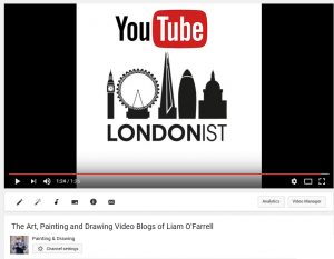 Lononist video on my London Market Paintings