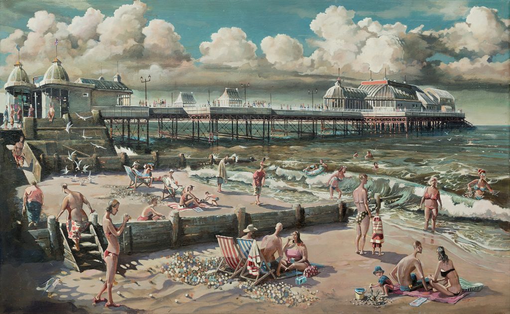 Painting of Cromer Pier Norfolk