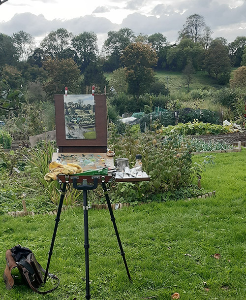 Painting easel