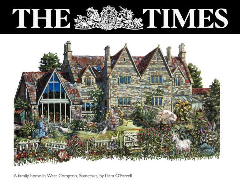 The Times Newspaper article on artists painting houses