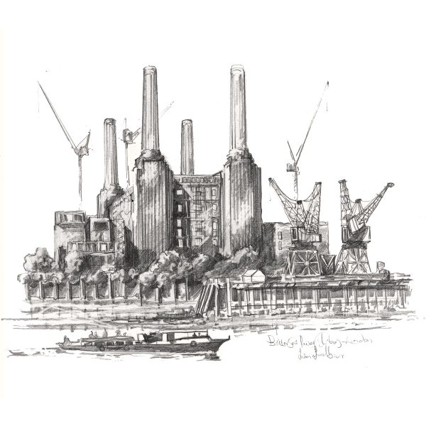 Battersea Power Station Drawing