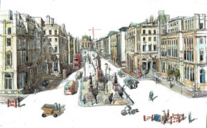 Waterloo Place painting