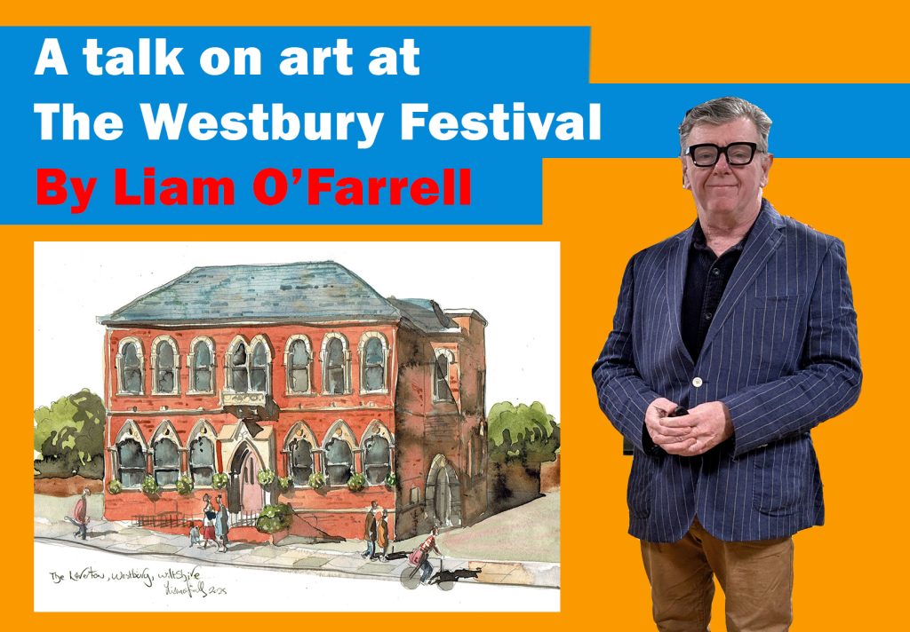A talk on art at the Westbury Festival