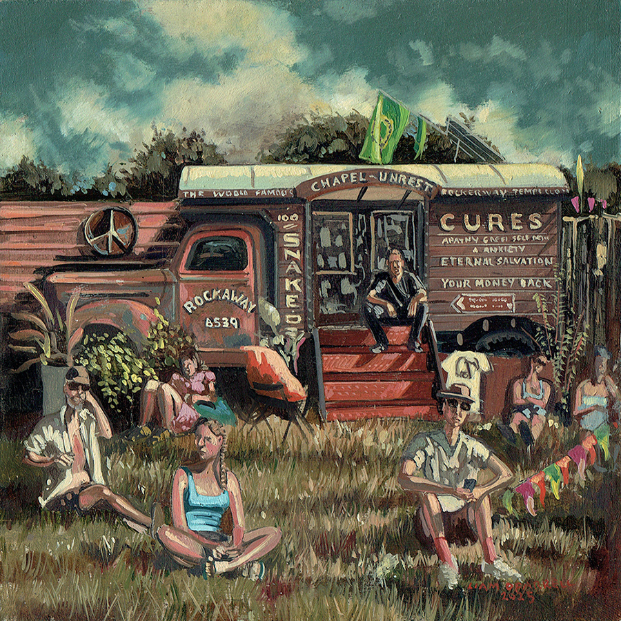 Rockaway Bus at Croissant Neuf at The Glastonbury Festival