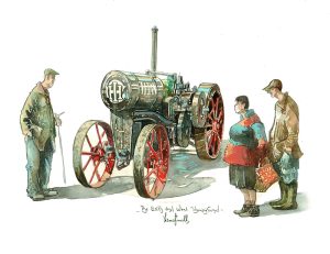 Tractor at Shepton mallet show