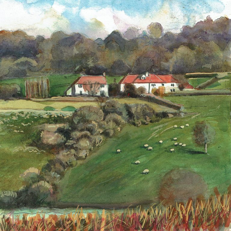 Evercreech in Somerset Painting