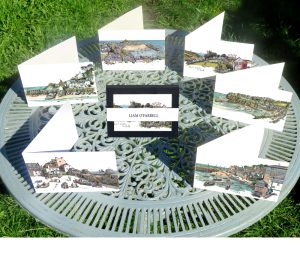 Cornwall Cards together on a table