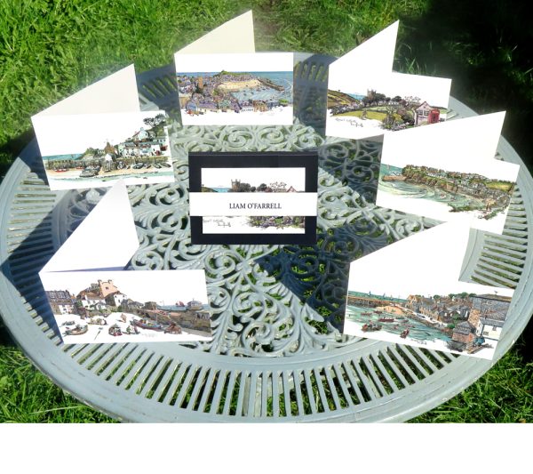 Cornwall Cards together on a table