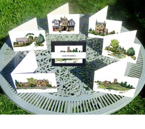 Cotswolds Cards together on a table