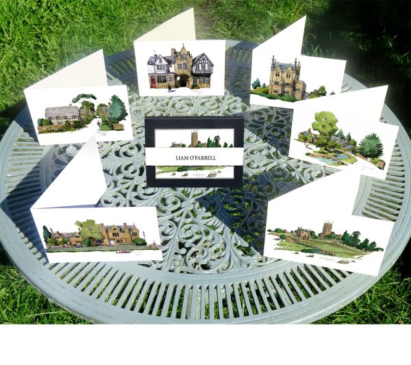 Cotswolds Cards together on a table