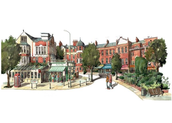 Greetings Card - Lauderdale Road, Maida Vale, London