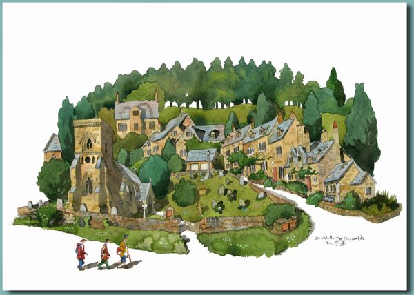 Greetings Card For Retail - Snowshill in the Cotswolds Greetings card